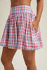 Classic Charm Plaid Mini Skirt