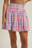 Classic Charm Plaid Mini Skirt
