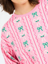 Millie Peppermint Twist Pink Sweatshirt