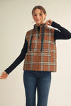 Cozy Check Puffer Vest