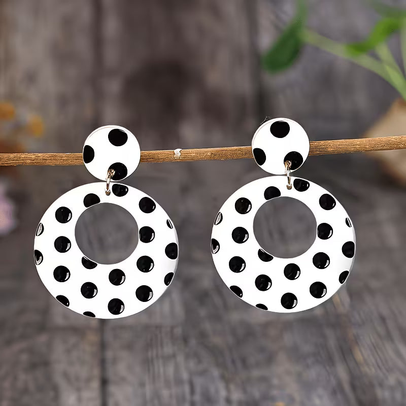 Dotty Circle Earrings
