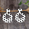 Dotty Circle Earrings