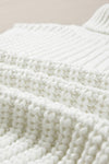 Turtleneck Knit Sleeveless Sweater Top