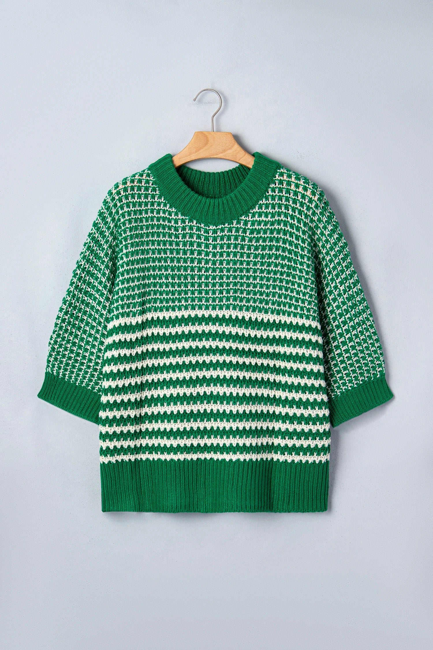 Going Green Striped Sweater