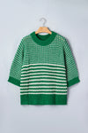 Going Green Striped Sweater