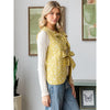 Vintage Stripe Quilt Tie Top Vest
