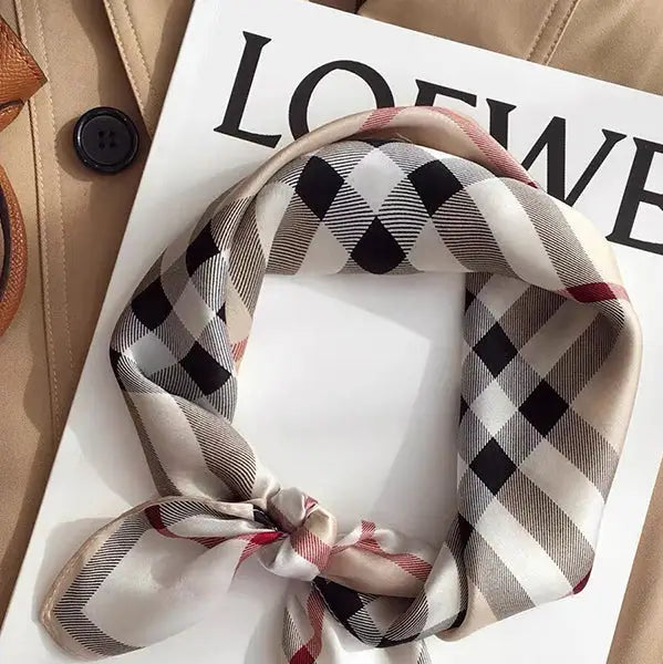 Vintage Vibe Plaid Scarf
