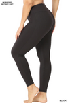 Premium Microfiber Wide Waistband Leggings