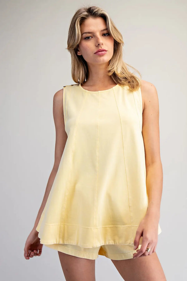 Sunny Side Swing Tank & Shorts Set