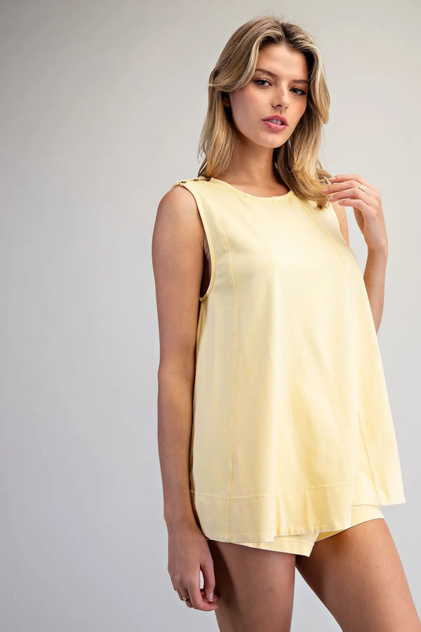 Sunny Side Swing Tank & Shorts Set