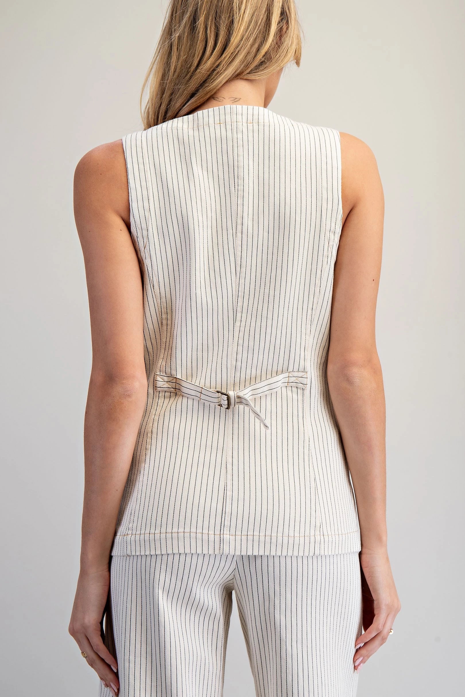 Boss Babe Pinstripe Vest