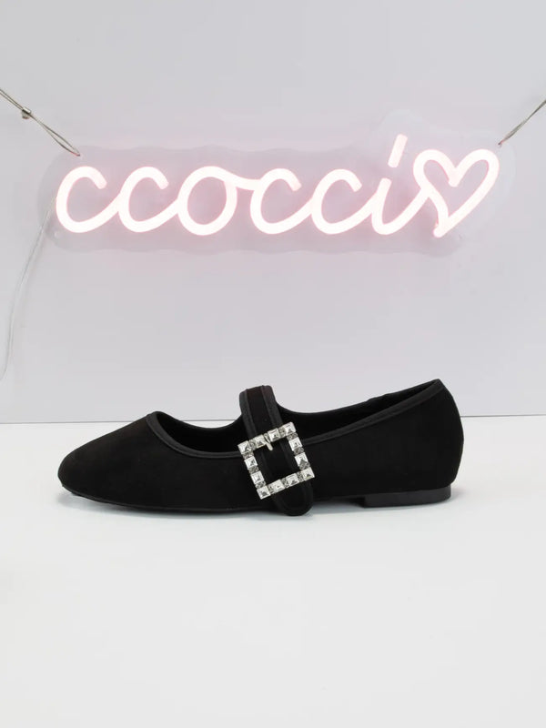 Sparkle Mary Jane Flats