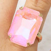 Big Bling Energy Ring, Pink