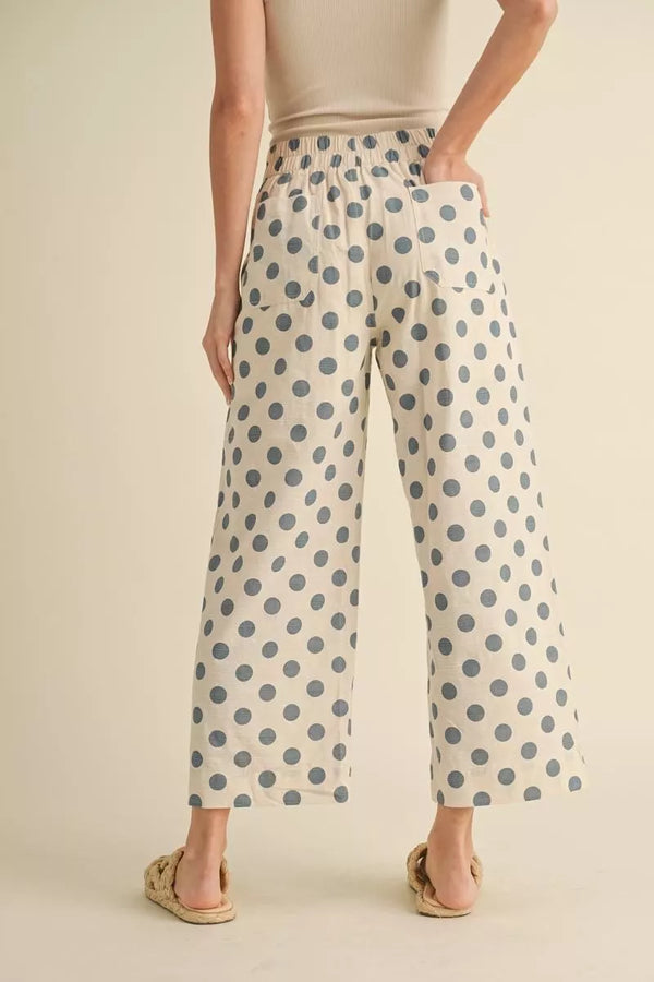 Dot It Like It’s Hot Pants - Blue