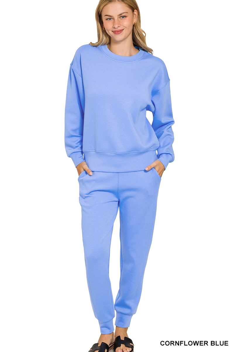 Scuba Crewneck Pullover & Joggers 2 Piece Set