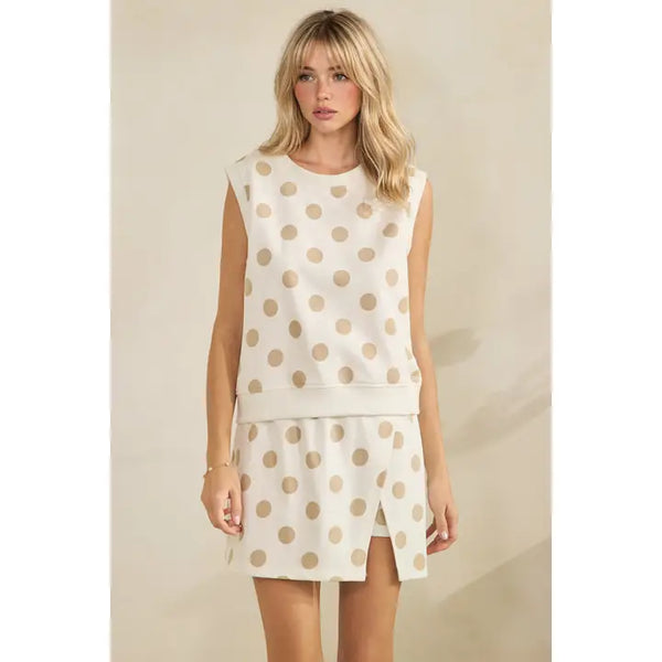 Monroe Polka Dot Skort Set