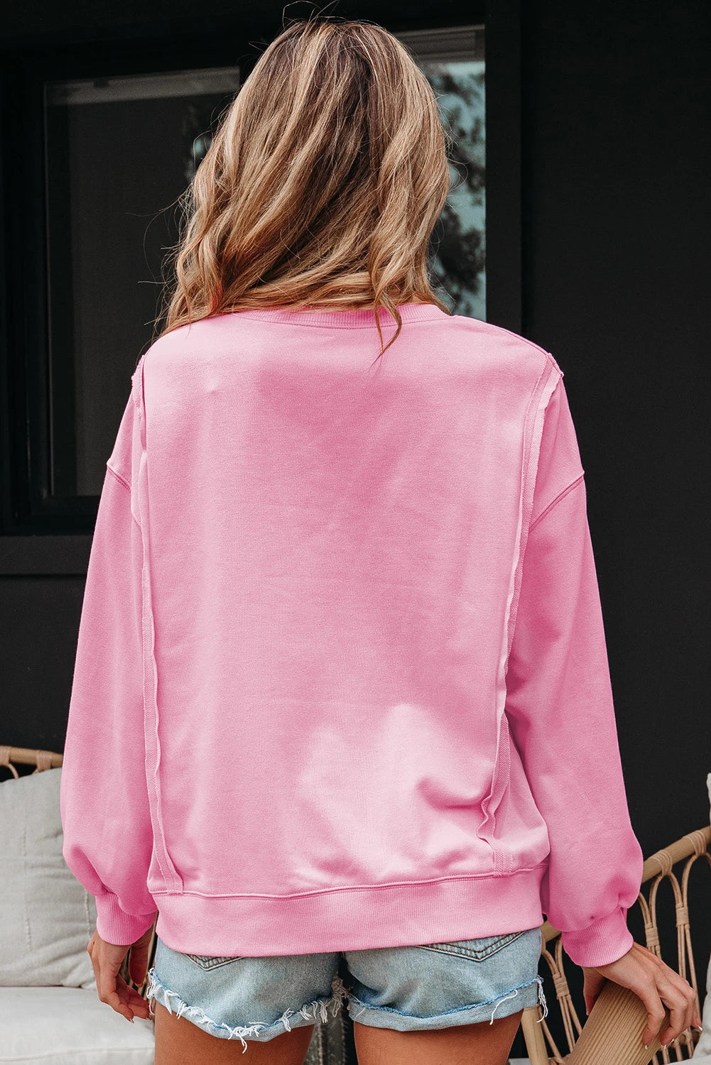 Pretty In Pink Bow Sweatshirt