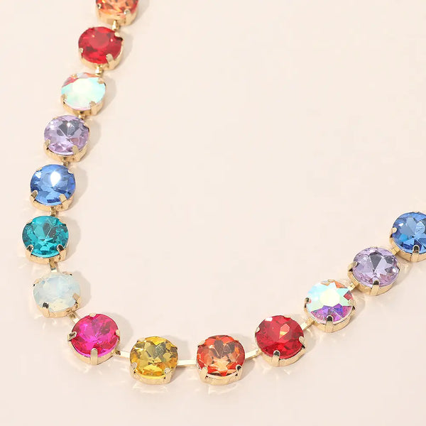 All Eyes On Me Crystal Necklace