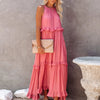 Temperament Long Floor Skirt Cake Skirt Dress - 3 Colors
