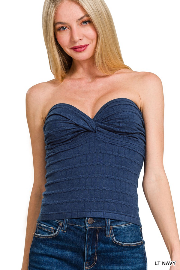 Viscose Sweater Tube Top