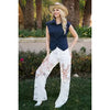 Lace Mix Sold Party Pants - White