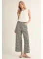 Safari Chic Wide Leg Pants