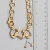 Horsebit Chain Link Necklace Set
