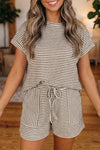 Brown Sugar Stripe Set
