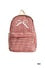 Coquette Bow Embroidered Checkered Backpack