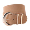 Suede Crescent Moon Buckle Belt