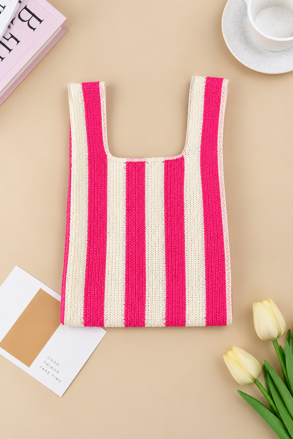 Sweet Stripe Mini Tote