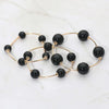 3PCS - Black Pearl Stretch Bracelets