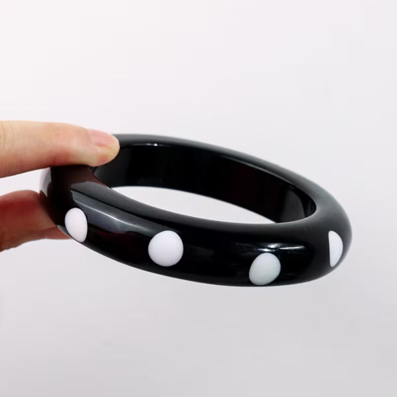 Spot On Bangle Bracelet, Black