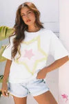 Stars & Lace Patch Tee