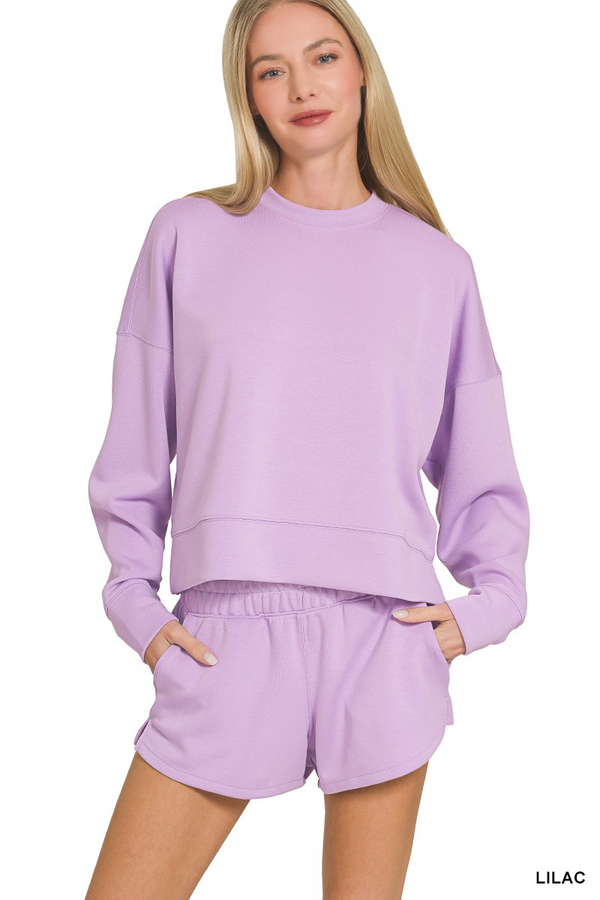 Scuba Long Sleeve Sweatshirts & Shorts Set