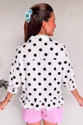 Perfectly Polka Dot Button Down