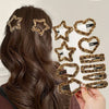 Wild Charm Plush Hair Clip Set