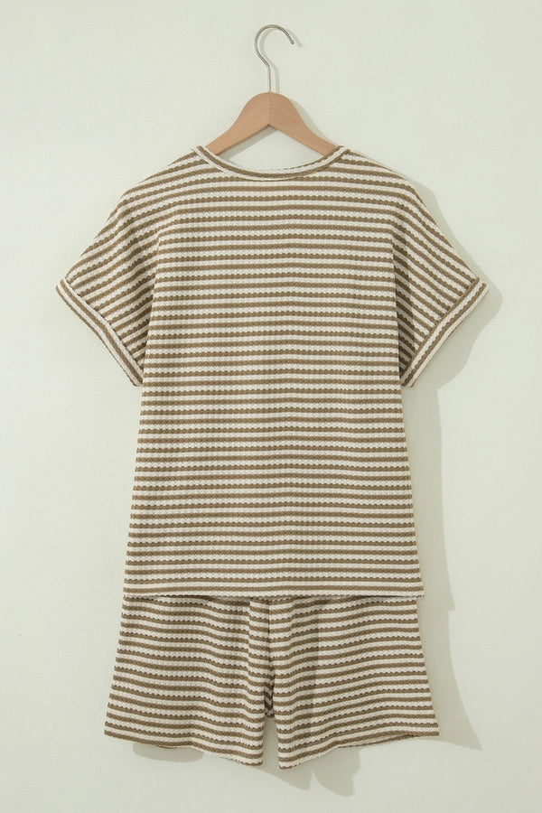 Brown Sugar Stripe Set