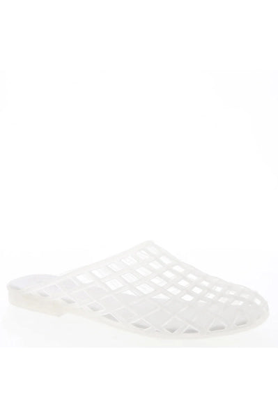 Barely There Jelly Slides, Clear
