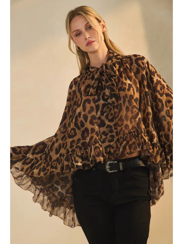 Untamed Leopard Blouse