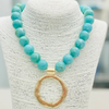 Big Ball Necklace W/Pendant