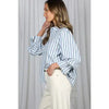 Stripe Me Happy Top, Blue