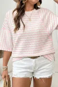 Pretty in Stripes Tee Curvy