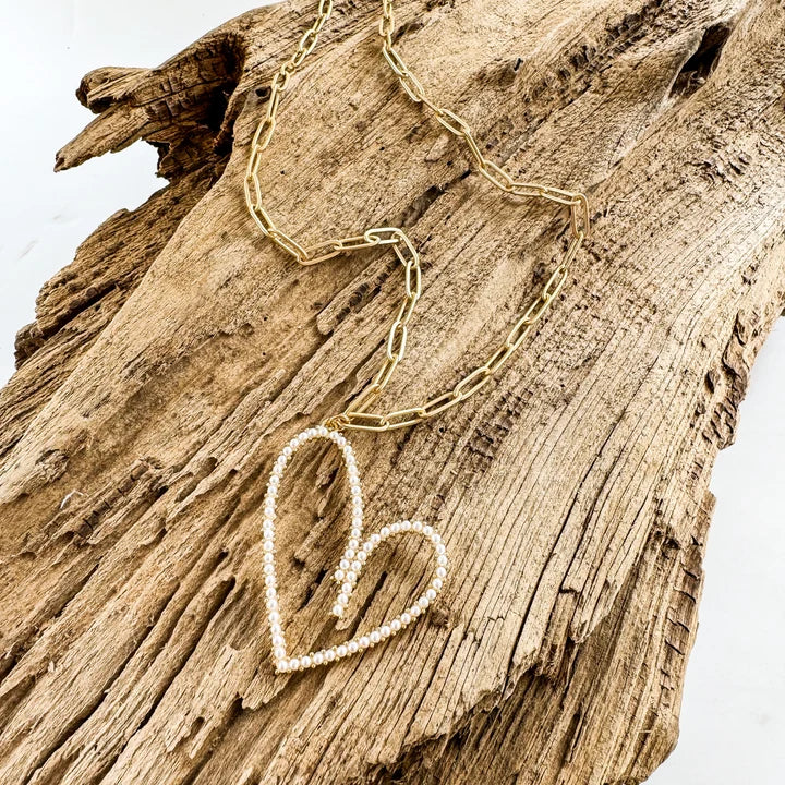 Virtue, Pearls & Love Necklace