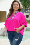 Wild Side V-Neck Blouse