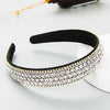 Glam Shine Rhinestone Wide-Brim Headband