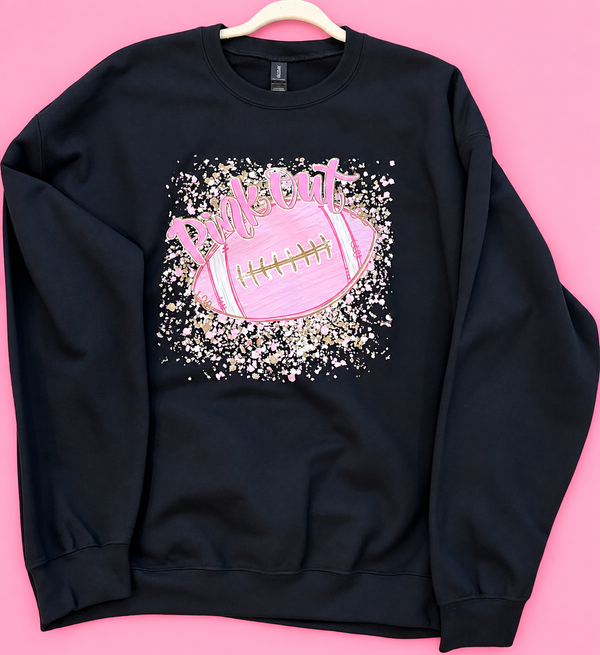 Pink Out  Graphic Sweatshirt