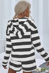 Striped Long Sleeve V-Neck Set
