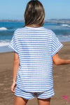 Blush Breeze Knit Lounge Set, Blue
