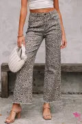 Pretty Wild Leopard Pants - Brown